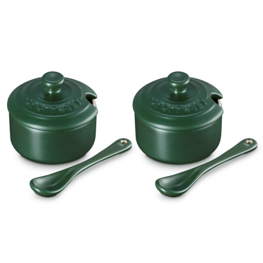additioanl image for  Le Creuset Set of 2 Condiment Pot Foret 